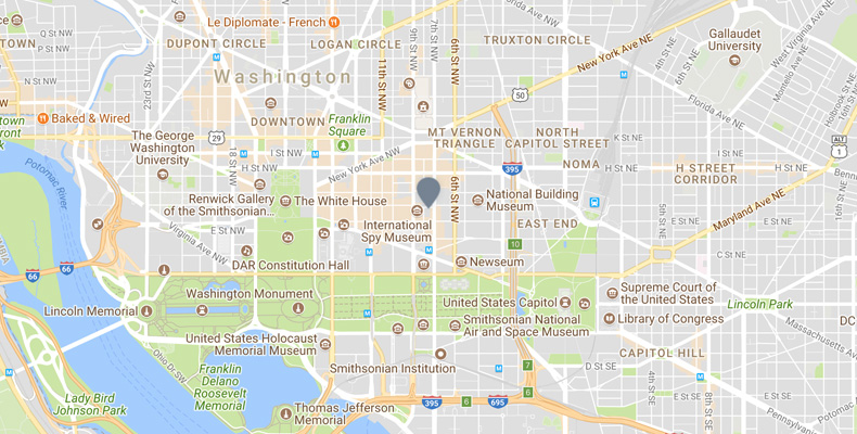 Kimpton Hotel Monaco DC Google Map
